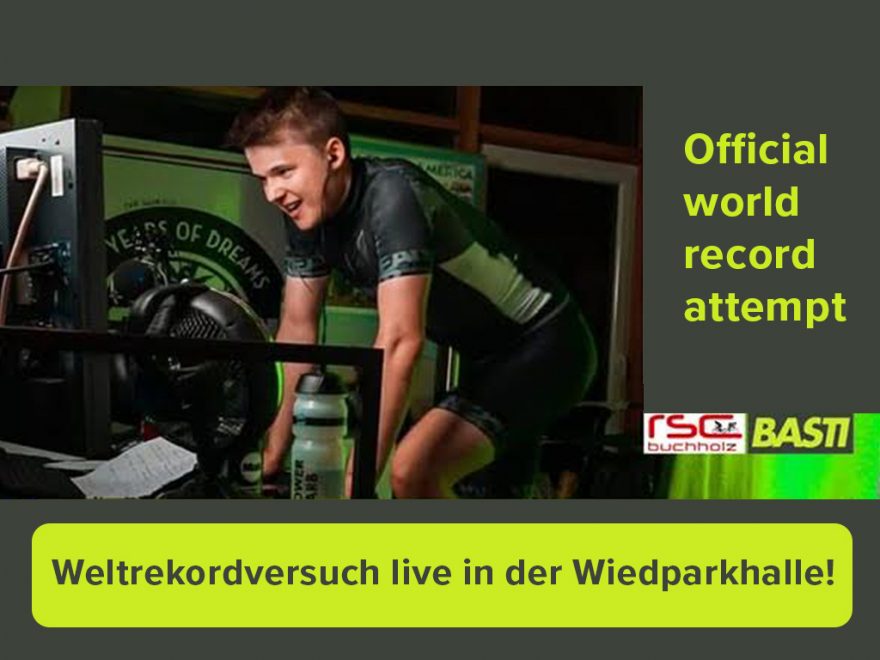 Weltrekordversuch live in der Wiedparkhalle